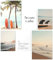 Papierschmiede® Mood Poster Set Surfers Holiday, Bilder Wohnzimmer Deko Schlafzimmer, 2x 30x40 cm und 4x 20x30 cm, Wellen Meer Strand Palmen - Wandposter ohne Rahmen