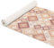 ANRO Badematte Weichschaummatte Bad- und Duschvorleger Antirutsch Badläufer Patchwork Beigebraun 500x65cm