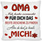 ICH Habe VERSUCHT Finden Kuschelkissen| Eltern Mama, Papa, Tante, Bruder, Schwester | Fotokissen | Motivkissen | bedrucktes Kissen | Kissen (mit Kissenfüllung, Oma)