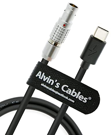 Alvin's Cables PD USB-C auf 2-poliges Stromkabel für Tilta, Teradek, SmallHD, Z-CAM, Schnellladekabel, 60 cm