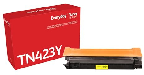 Everyday by Xerox Compatible Brother TN-423Y Yellow Toner, High Capacity