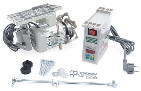 Esyogen Industrienähmaschine Motor 600W Servomotor Bürstenloser Motor Energiesparend 220V Für industrielle Nähmaschine mit Kupplungsmotor