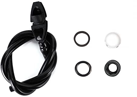 MiOYOOW Bow Peep Sight Kit, Bogenschießen Peep Visier Bow Tube 6X/8X Clarifier, Bogenschießen Bogen Rohr Peep Sight Peep Sight Schlauch, Bogenschießen Zubehör für Compoundbogen