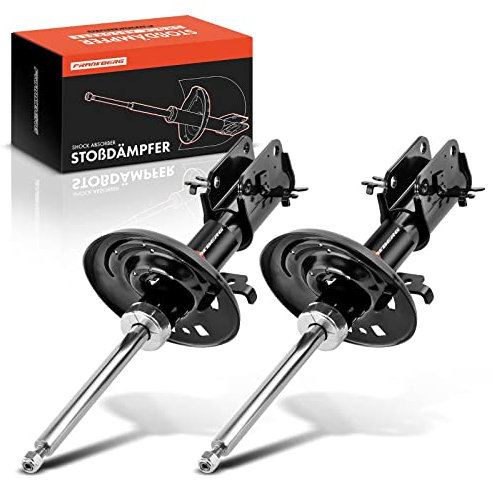 Frankberg Lot de 2 amortisseurs avant compatibles avec Laguna Coupe DT0/1 Coupé 1,5L-3,5L 2008-2015 Laguna III BT0/1 hayon 1,5L-3,5L 2007-2015 - Pièce de rechange # 543020014R