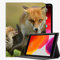 YENDOSTEEN Hülle für iPad 10.2 (9. Generation/8. Generation/7. Generation) mit stifthalter Auto Schlaf/Wach,Der Fokus liegt auf Raubtieren Automatischem Schlaf/Aufwach