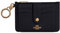 COACH Damen Crossgrain Leder Befestigung Kartenetui Midnight Navy One Size
