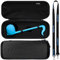 Otamatone Official Case (Regular - 10.7 inch) Musical Instrument Toy Synthesizer Hard Shell Cover, Smooth Fitted Protective Interior with Official Logo Strap, Inner Zipper Pouch (Black)