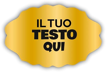 101 Aufkleber, personalisierte Etiketten SATINIERT SILBER/GOLD - PERSONALISIEREN SIE HIER - Firmenetiketten - Firmenlogo - Laden Sie Logo, Bild, Foto - Aufkleber für Geschäft, Büro