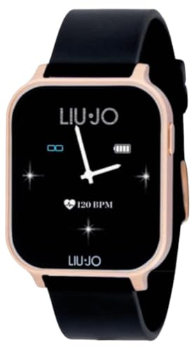 Liu Jo Orologio Unisex Smartwatch Voice Energy Rose Cinturino Nero