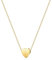 Symretie Goldkette mit Buchstaben T,14K Gold Vergoldet Initiale Halskette,Kleine Kette mit Buchstaben Gold Initial Herz Anhänger Kette für Damen Mädchen