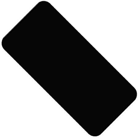 Gummi-Nähmaschinen-Pedalmatte, Rutschfest, Tragbar, Geräuschreduzierung, Dicke, Langlebige Matte, Ideal für Nähmaschinen, Klavierpedale (BLACK)