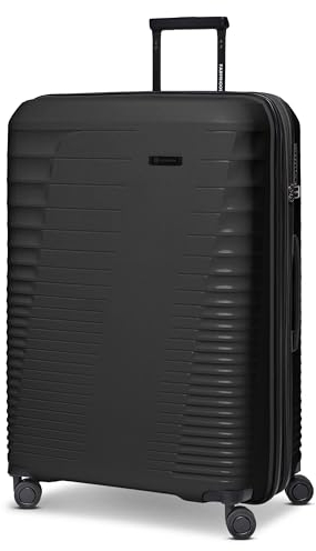 Farmhood Eco Edition großer Hartschalen Check-in Koffer nachhaltig | XL Trolley 53 x 31 x 77 cm mit Dehnfalte von 114 auf 120 Liter erweiterbar | Ultra-leicht nur 4,25 Kg