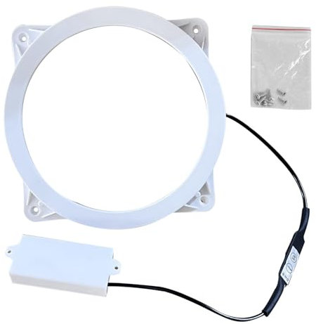 Cornhole Illumination - Cornhole Light Upgrade, LED Ring Lights for Cornhole | Anti-Glare LED Cornhole Lights for the Hole, Waterproof Easy-to-Install Cornhole Ring Lights, Battery-Powered for Holiday