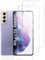 Hhfcryst Verre Trempé pour Samsung Galaxy S21+ 5G, 2 Pièces de Protection d'écran Dureté 9H Vitre, Transparent HD, Sans Bulles Film Protection écran