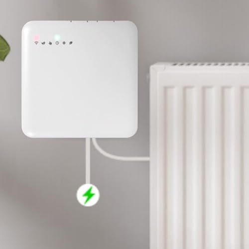 Lecreatekit Thermostat intelligent, fonctionnement efficace du radiateur électrique avec capteurs de température interne précis, pour Tuya pour Zigbee améliorant l'efficacité énergétique