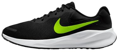 Nike Revolution 7 Herren Straßenlaufschuhe (FB2207-010, Black/White/Volt)
