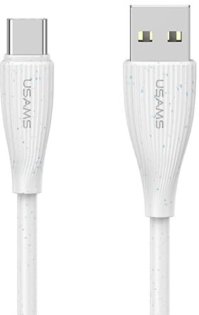 P4Y Câble USB-C 3A US-SJ714 Chargement rapide et transfert de données 1m blanc