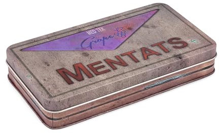 Fallout Grape Mentats Storage Tin Replica
