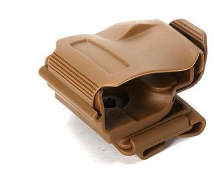 PBTMCD Holster Tactique Molle/Ceinture GlockClip for Toutes Les Générations Glock 17, 19, 22, 23, 34, 35(Tan)