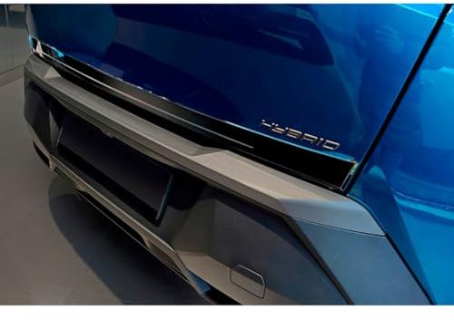 Avisa Moulure de hayon en INOX Noir Chrome sur Mesure | compatible avec Peugeot 3008 III 2024-