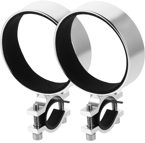 HEMOTON 2PCS Vintage Alloy Bike Water Bottle Holder Cage Anti-Shake Side Entry Water Bottle Carrier for Mountain Electric and Road Bicycles Outdoor Cycling Bracket Silver