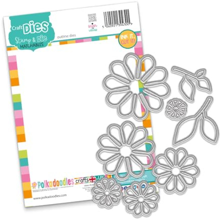 Dahlia Flower Dies Craft, Card Making Scrapbooking Cutter Dies - wh