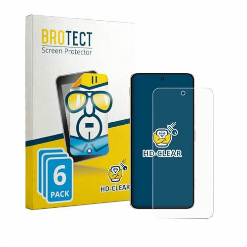 BROTECT 6 Stück Schutzfolie für ZTE Nubia Focus 2 Ultra Displayschutz Folie Made in Germany, Ultra-Klar