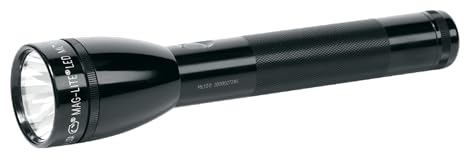 Maglite ML100 2C LED Torch, Aluminium, Black