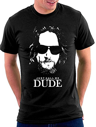 Million Nation The Big Lebowski The Dude T-shirt, Schwarz, XL