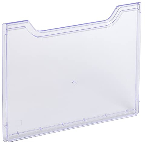 Exacompta 64058D - Literature Holder Cover Panel, A4 Landscape - Clear
