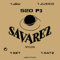 Savarez 655867 - Corde ad alta tensione, nylon rosso, corde per basso argentate