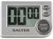 Salter 397 SVXR Electric Kitchen Timer - Digital Stopwatch, Memory Function, Magnetic/Self Standing, Stick on Fridge, Count Up/Down, 99 Min 59 Sec, Beeper Sound, Start/Stop Button, Grey, 5.2 x 7.6cm