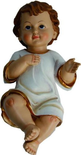 Jesuskind mit Hemd, Höhe 6,5cm, handbemalen