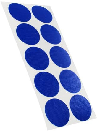 Klebepunkte farbig | PE-beschichtete Markierungspunkte | Farbe, Menge & Durchmesser wählbar | Bunte Klebepunkte (Blau, Ø 30 mm, 100 Stück)