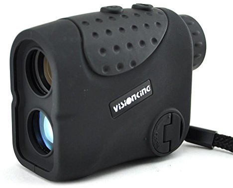 Visionking Télémètre Laser Range Finder 6x21 1000m pour la Chasse au Golf Pluie (Noir)