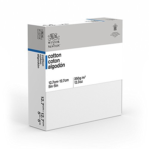 Winsor & Newton 5 x 5-Inch Classic Cotton Deep Edge Canvas, White