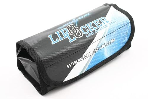 Voltz Charge Vault Lipo Locker Box/bag 18.5cm X 7.5cm X 6cm