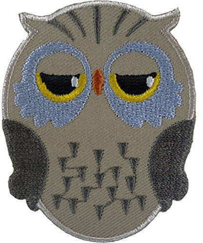 Aufnäher zum Aufbügeln, Motiv: Eule, für T-Shirt, Jacke, Rock, Tasche, Vogel