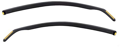 J&J Automotive | Deflettori D'Aria Antiturbo Per A-Class W169 2004-2012, Set di 2 Pz, Nero, Antivento, Antipioggia, Fume' Oscurati