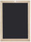 WONDAY - Schiefertafel aus Holz, 2 Seiten, einfarbig, (B) 260 x (H) 341 mm, schwarz