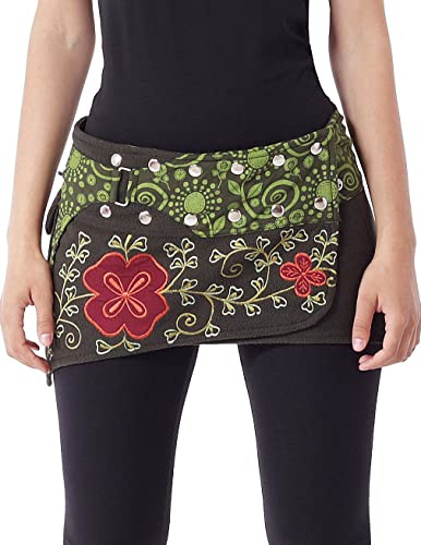 PUREWONDER Damen Zipfel Wickelrock Nierenwärmer Cacheur sk22