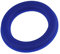 sourcing map 5 Stück UN Radialwellendichtring 25 mm Innendurchm. x 35 mm Außendurchm. x 5 mm Breite PU Wellendichtring Blau