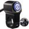 RUNCCI-YUN Interruttore per Moto 12V,Universale 22mm Interruttore Manubrio Moto,Faro Fendinebbia Interruttore a Pulsante 12V,con Indicatore Luminoso per Veicoli Elettrici, Corse ATV, Moto(Blu)