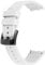 YISIWERA 20mm Premium Crafter weißes Silikon Uhrenarmband Universal gebogenes Ende Kautschuk Uhrenarmband Armband gebürstetem Edelstahl Pin schwarz Schnalle für Männer Frauen