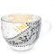 Portmeirion Home & Gifts Sara Miller London Artisanne Noir Tasse 0,4 l (Paisley)
