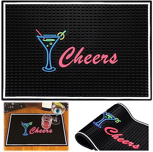 Zhehao 30,5 x 45,7 cm Gummi-Barmatte, rutschfest, auslaufsicher, Bar-Matte für Bar, Barkeeper, Küche, Theke, Restaurants, Kaffeestationen