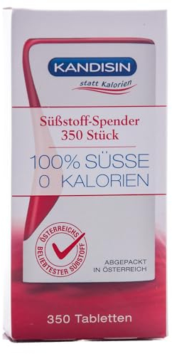 Teekanne Österreich Kandisin Tischdose-Spender, 350 Tabletten, 26 g
