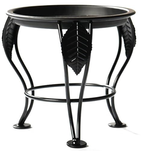 Support De Pot De Fleur Trépied Support De Pot De Fleur Créatif Mini Support De Fleur en Fer sur Pied Mini Support De Pot De Fleur Support De Pot De Plante pour Décoration De Bureau De Table (Noir)