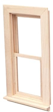 Vaguelly Simulation Von Türen Und Fenstern Dekoratives Fenster Leer Spielhaus Fenster Leer Spielhaus Ornament Puppenhaus Dekor Holzfenster Modell Puppenmöbel