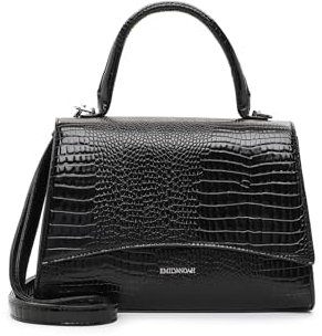 Emily & Noah Umhängetasche E&N Domenica 64703 Damen Handtaschen Animal black 100